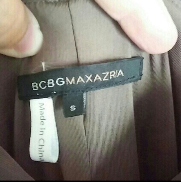 BCBGMaxAzaria chocolate brown gown (Sm) - Picture 4 of 7